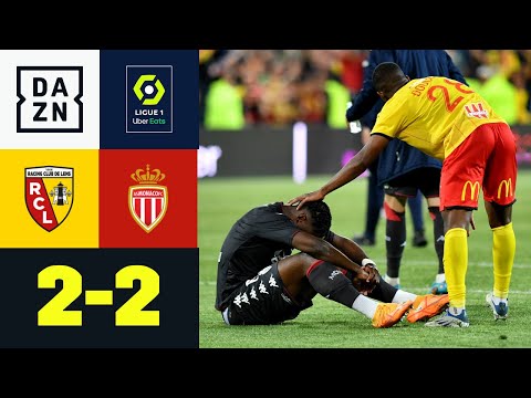 Ausgleich in der 96.! Volland und Nübel müssen in die CL-Quali: Lens - Monaco 2:2 | Ligue 1 | DAZN