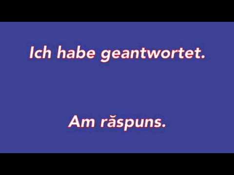 Învatā limba Germanā. Lectia. 84. trecut 4.