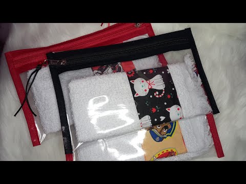 Bolsinha para kit higiene