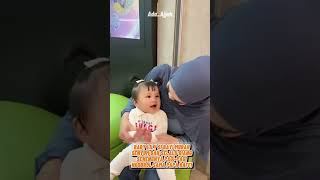Download lagu SI BAYI MURAH SENYUM, SENENGNYA BABY LILY KETEMU PAPA RAFFI mp3