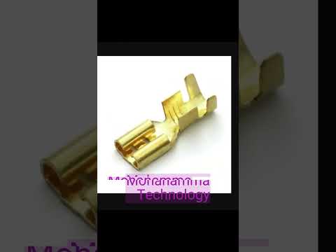 Brass female auto electrical terminal, 20 - 50g, size: 4.8 m...