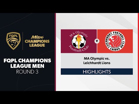 Mitre FQPL Champions League Men R3 - MA Olympic vs. Leichhardt Lions Highlights