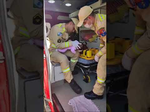 Bombeiros salvam criança de 2 meses em Laranjeiras do Sul