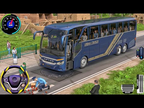 New Real Bus Simulator 2026 - Offroad Mountain Bus Driving 3D - Bus Game Android Gameplay