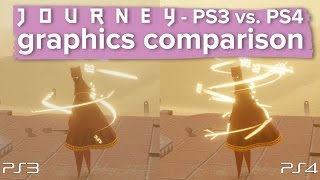 Journey - PS3 vs. PS4 gameplay and graphics comparison