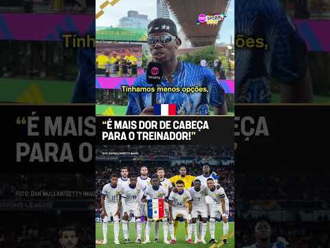 FALA, POGBA! A FRANÇA ATUAL OU A CAMPEÃ DE 2018? 🤔 #shorts