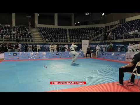 WKO EC 2021. Final Men Kata: Cristian Boldut (Romania, aka) - Konrad Kozubowski (Poland)