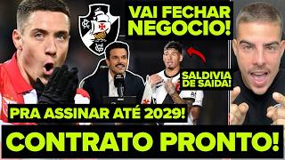 CONTRATO PREPARADO PARA ATACANTE ASSINAR! BRUNO DUARTE A CAMINHO DO VASCO! ALAN SAIDIVIA DE SAÍDA!