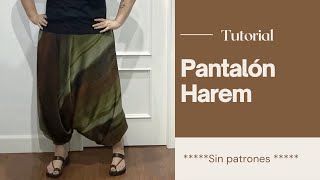Tutorial pantalón Harem/Pantalón indio