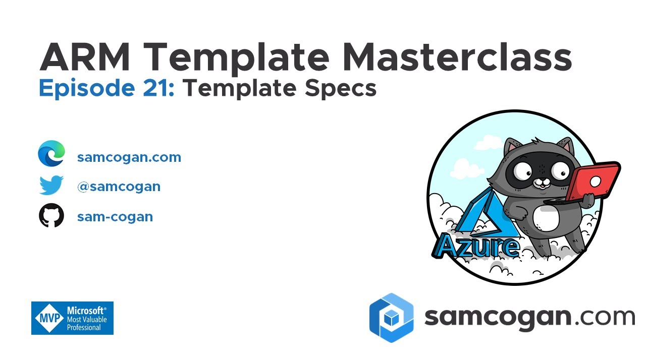 ARM Template Masterclass Episode 21: Template Specs