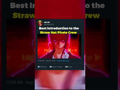 Best Introduction to the Straw Hat Pirate Crew | Epic One Piece Short Edit! #onepiece   #animeedit