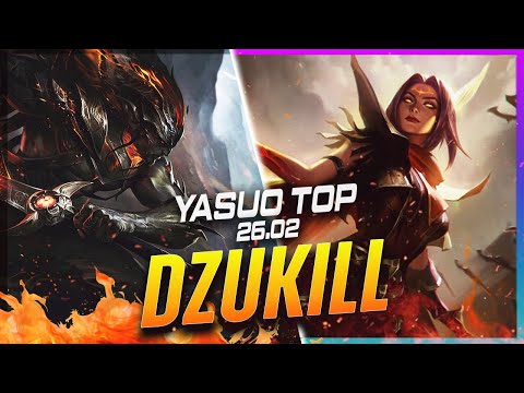 Dzukill - Yasuo vs Irelia TOP Patch 26.2 - Yasuo Gameplay