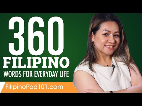 360 Filipino Words for Everyday Life - Basic Vocabulary #18
