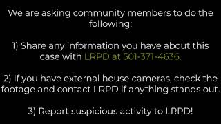 LRPD 4-29-21 Suspect  Video Release