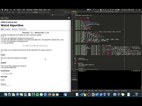 Cses Problem Set Introductory Problems Weird Algorithm Solution