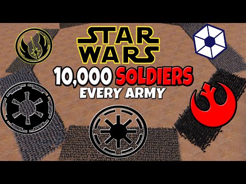 10,000 Soldiers from EVERY Star Wars ARMY! - UEBS: Star Wars Mod Battle Simulator