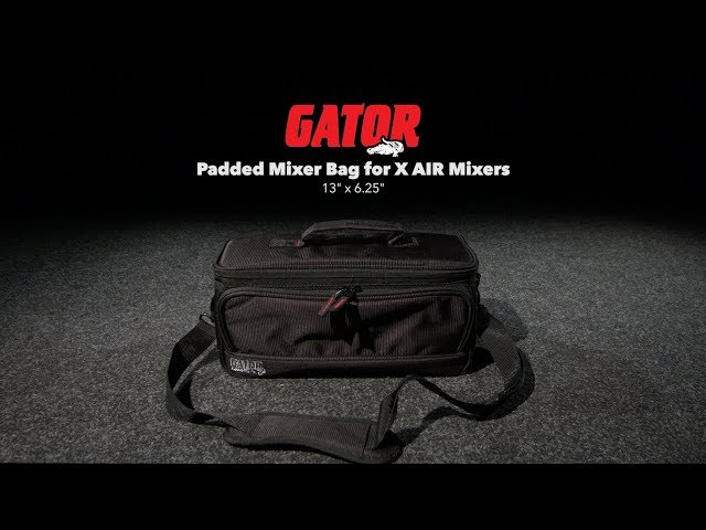 Vídeo relacionado con Gator Cases Bolsa Acolchada de Nylon para Mezclador; para mezcladores Behringer Serie X-Air; 13.1" x 6.25" x 6" (G-MIXERBAG-1306)