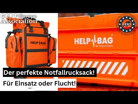 Vorstellung Einsatzrucksack oder Fluchtrucksack von Help Bag, einfach perfekt