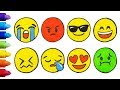 How To Draw And Color Emoticons Emoji