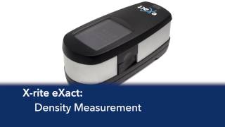X-rite eXact - Measuring Density