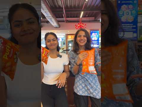 Same Colour Food Challenge 😱| Buying Same Colour Food For My Sister #shorts