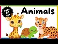 Animals For Kids Animal Sounds ABC Animals Learning Games Preschool Learning