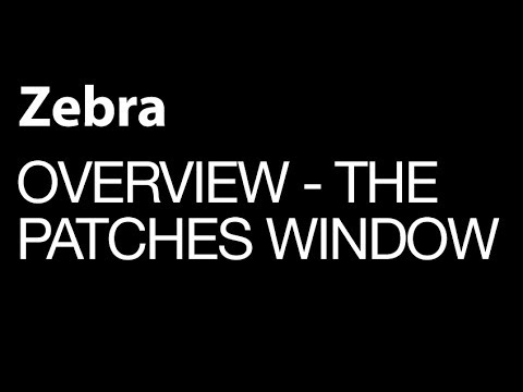 U-He Zebra - Basic Overview Series - The Patches Window - How To Tutorials