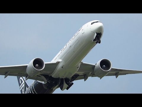 Garuda A330 & NZ 777 - Sydney Airport