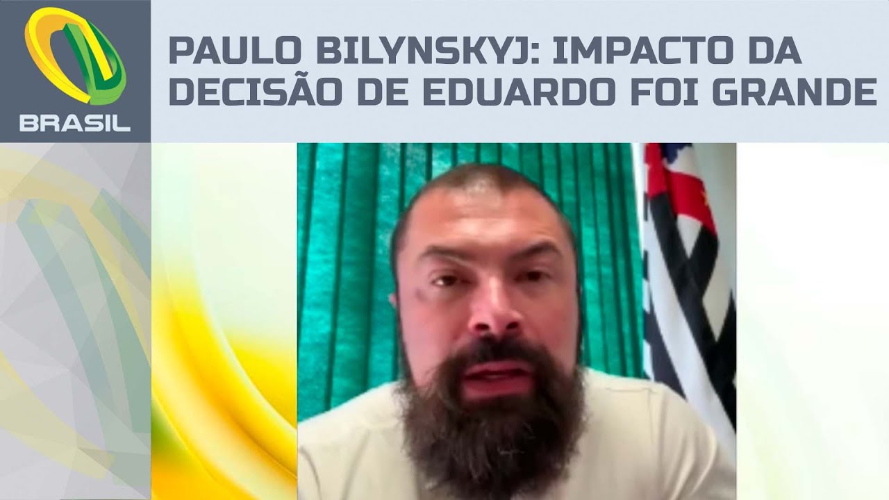 Deputado Paulo Bilynskyj: "Impacto da decisão de Eduardo foi muito grande"