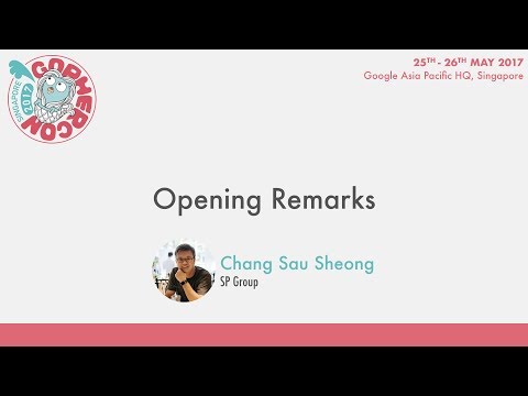 Opening Remarks - GopherCon SG 2017