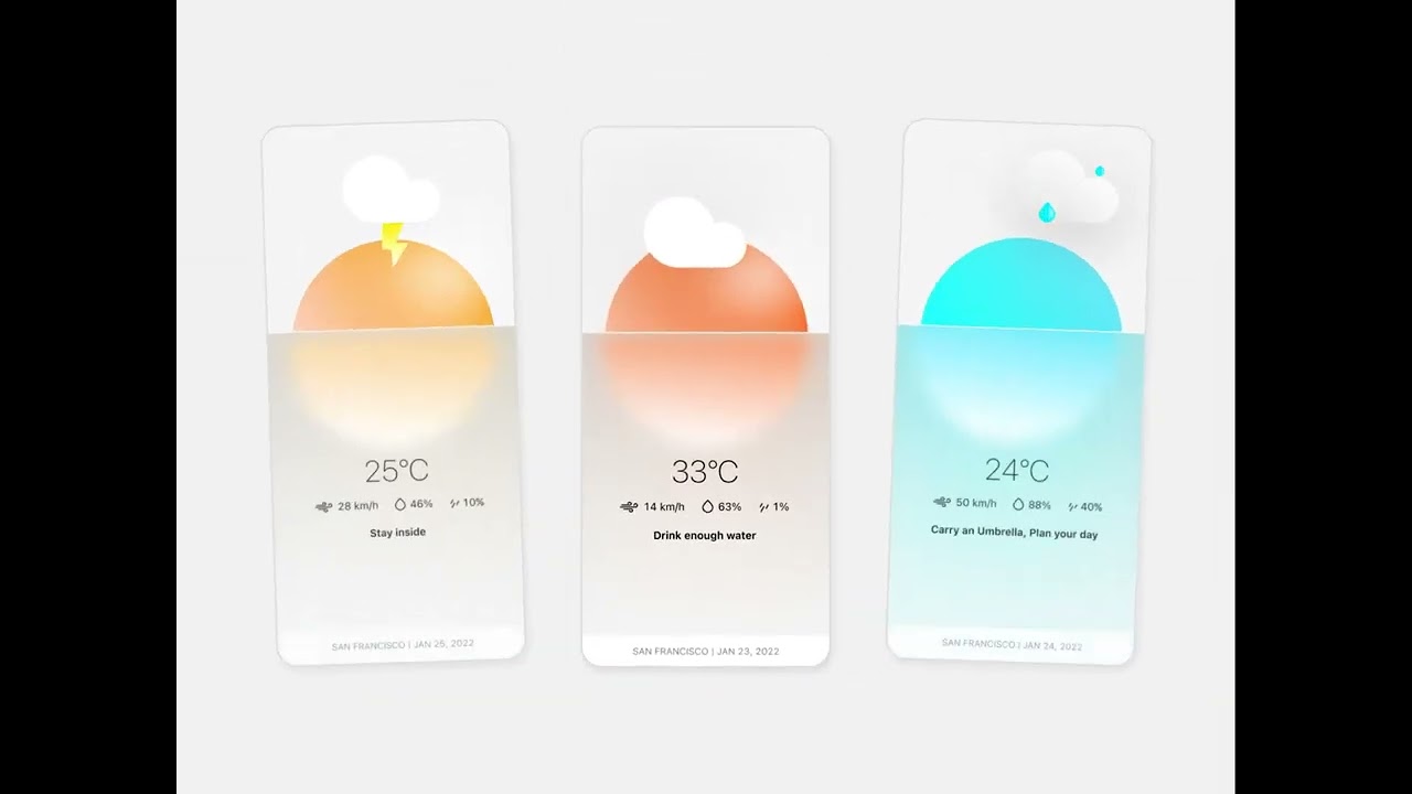 Weather App Concept | Dribbble