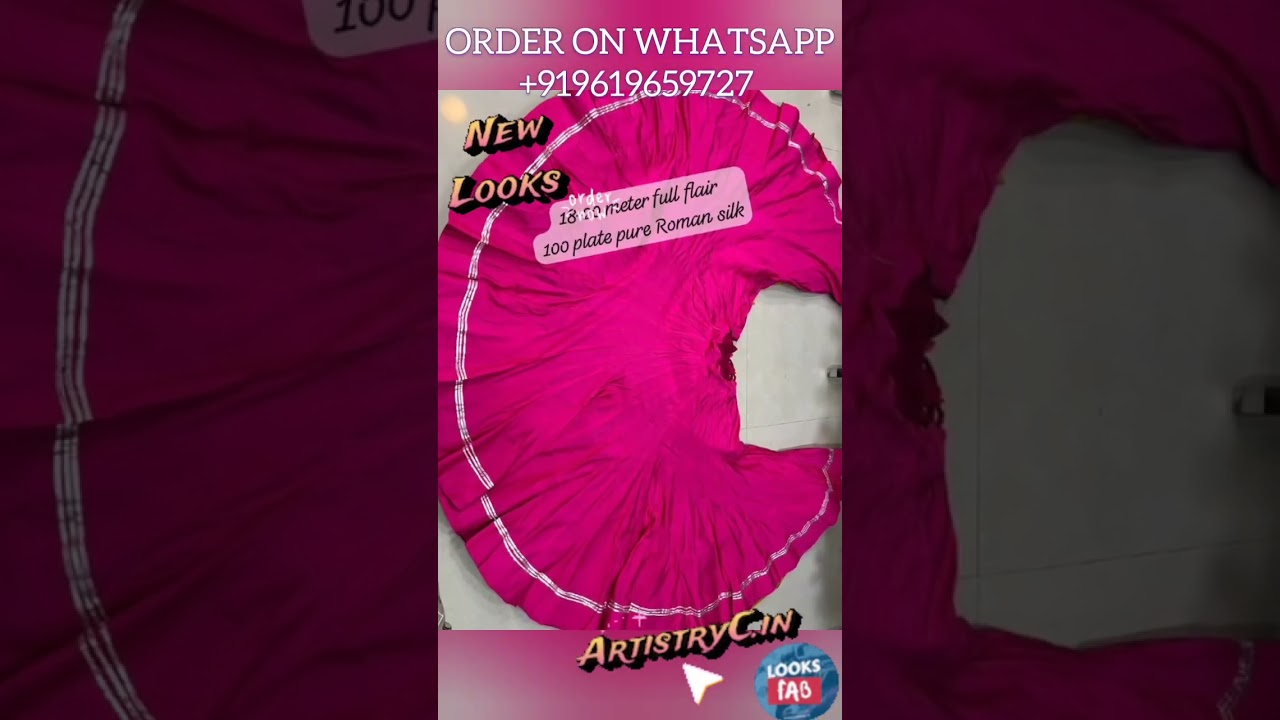 Deepika Padukone Inspired Roman Silk Skirt Under ₹1780? Shop Latest Lehenga 2025! WhatsApp +919619659727