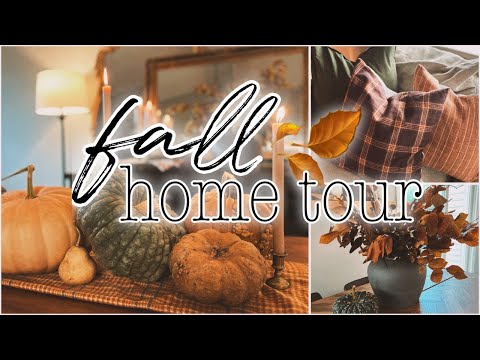 🍂 Fall Home Tour 2024  | Moody, Elegant & Organic Decor ideas