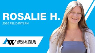 2025 Summer Intern Highlight: Rosalie