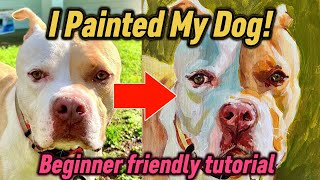 I Painted My Pet Using My Portrait Method (Beginner Friendly)