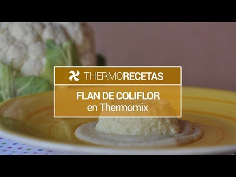 Flanes de coliflor en Thermomix