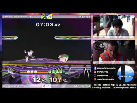 SW28 Grand Finals - moonpanda (Sheik) vs NEG | LoZR (Marth/Jigglypuff/Captain Falcon)