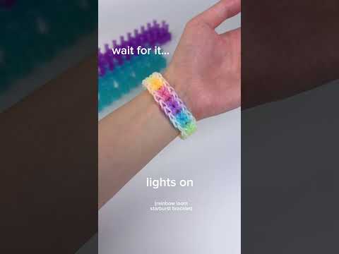 These bands GLOW! (Rainbow Loom Glow in the Dark Treasure Box) #crafts #rainbowloom