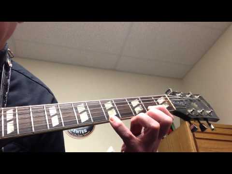 Blues turnarounds in the Key of A