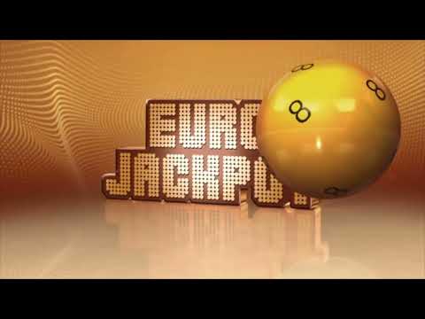 Eurojackpot 추첨 영상 예시