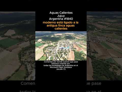 Aguas Calientes, Jujuy desde el Microsoft Flight Simulator #aguascalientes #jujuy #argentina #msfs