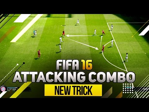 FIFA 16 NEW ATTACKING TRICK - UNIQUE ATTACKING COMBO TUTORIAL - HOW TO CREATE SCORING CHANCES