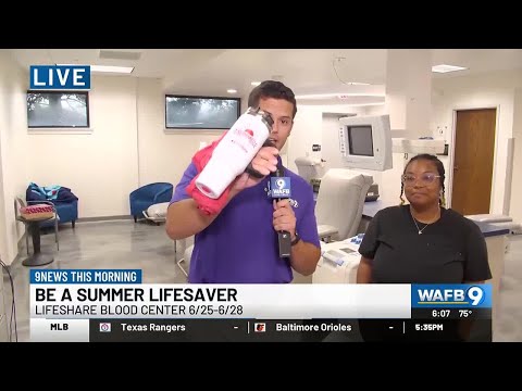 LifeShare Blood Center holding "Be a Summer Lifesaver" initiative