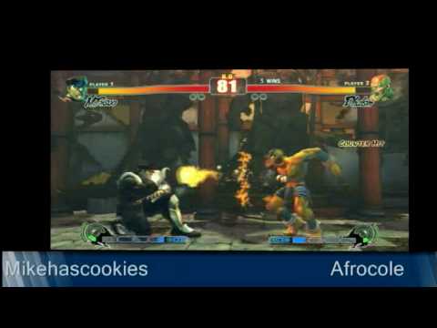 SF4 -- Survival Kombat Top 8 -- MikeHasCookies (DIC) vs AfroCole (SIM)