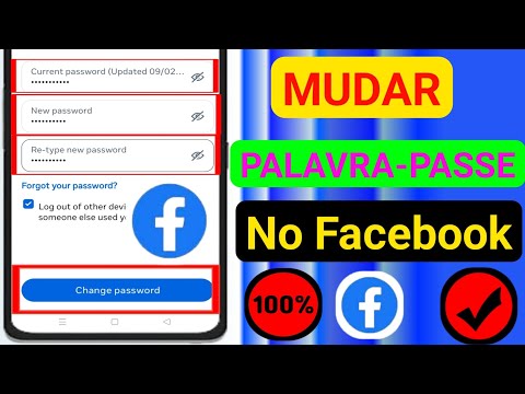 Como alterar a palavra-passe no Facebook - telefone Android (2025)