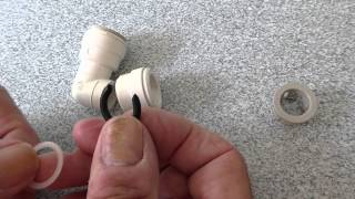 Push fit pipe fittings what to do if one leaks