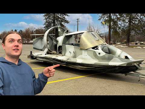 ATTEMPTING TO REBUILD A WRECKED MILITARY FLYING HOVERCRAFT