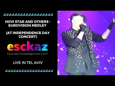 ESCKAZ in Tel Aviv: Hovi Star and others - Eurovision Medley (at Independence Day concert)