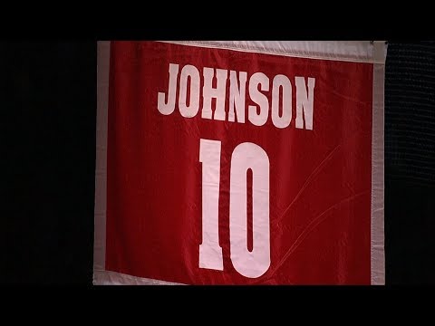 Mark Johnson Jersey Retirement Ceremony