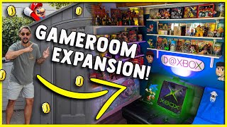 HOLY CRAP! BIGGER GAMEROOM and RARE XBOX SIGN and HUGE TOYS! Retro Dream Come True! TheNesPursuit